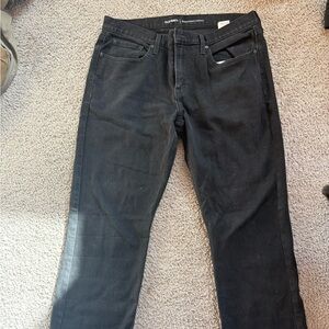 Old Navy Men's Black Straight Jeans